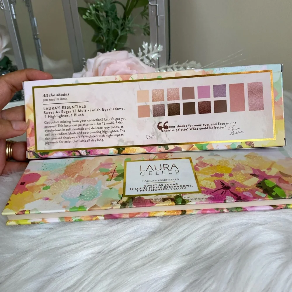 LAURA GELLER ESSENTIALS SWEET AS SUGAR 12MULTI-FINISH EYESHADOWS
